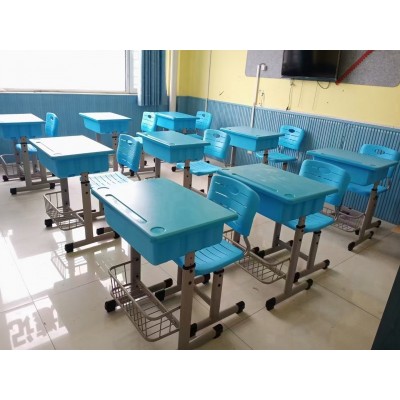 中小学生课桌椅学校培训班辅导班课桌升降儿童书桌学习桌椅套装